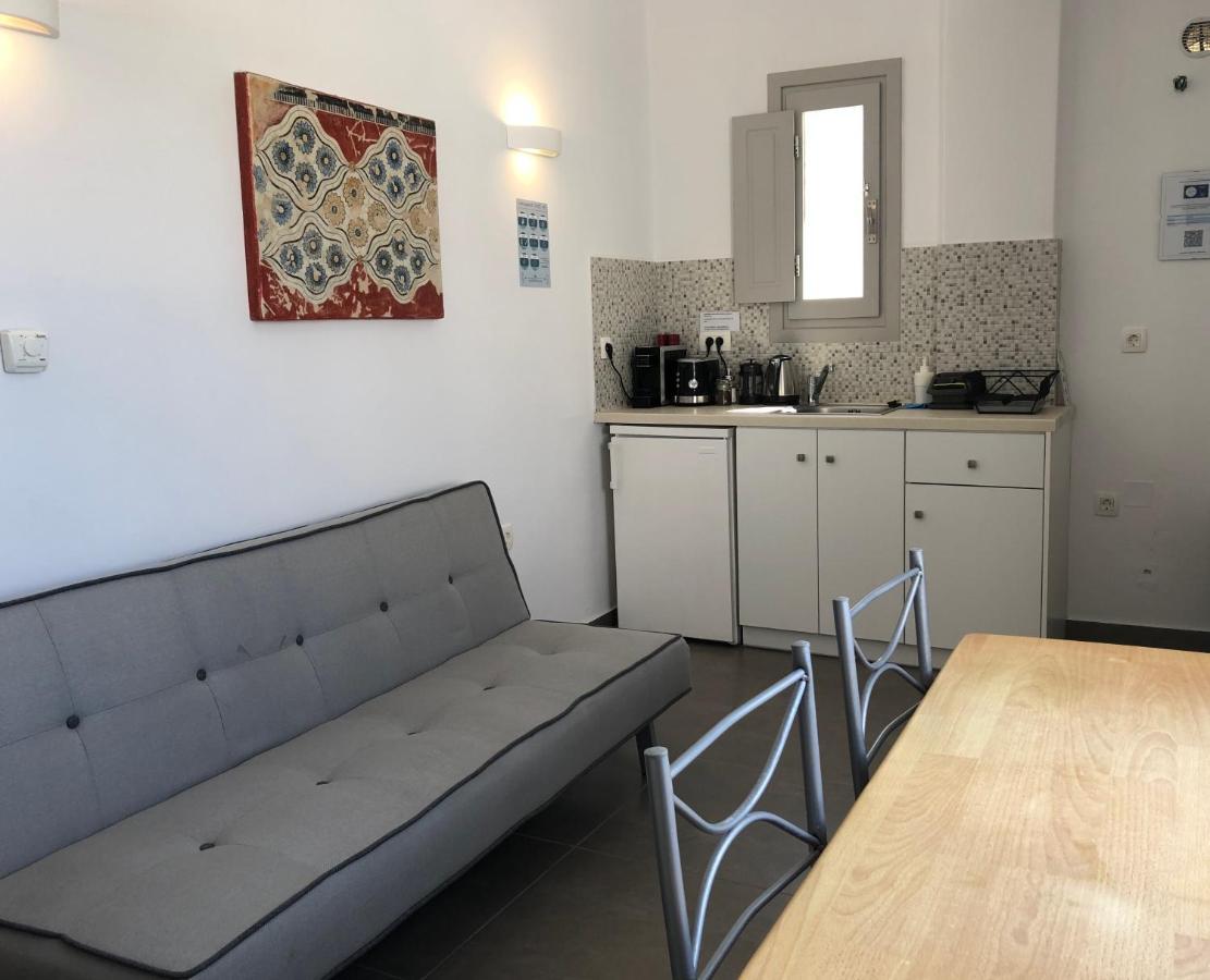 Apartment For 2-3 People Megalochori  Bagian luar foto